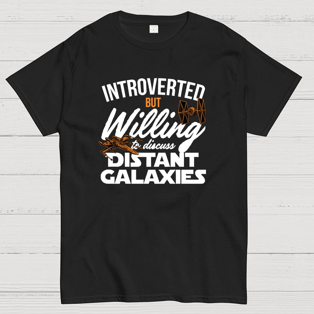Willing to Discuss Distant Galaxies  T-Shirt