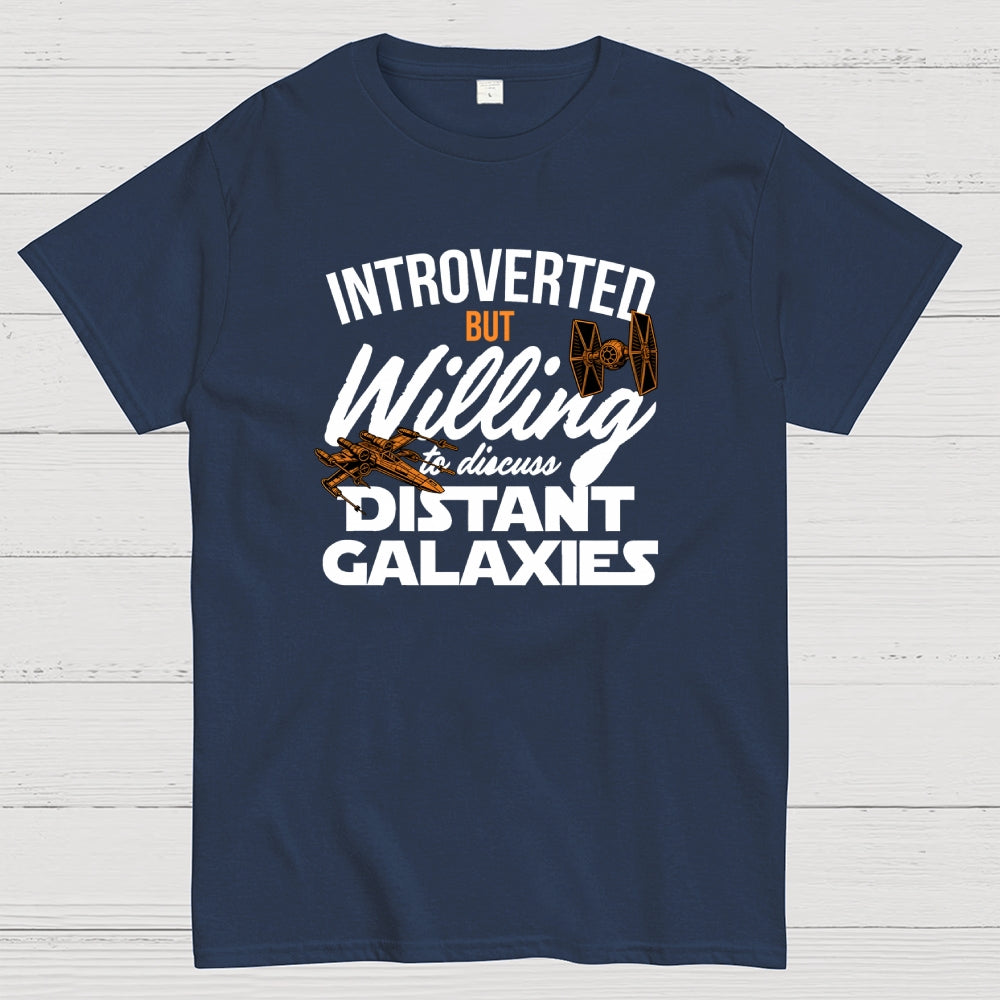 Willing to Discuss Distant Galaxies  T-Shirt