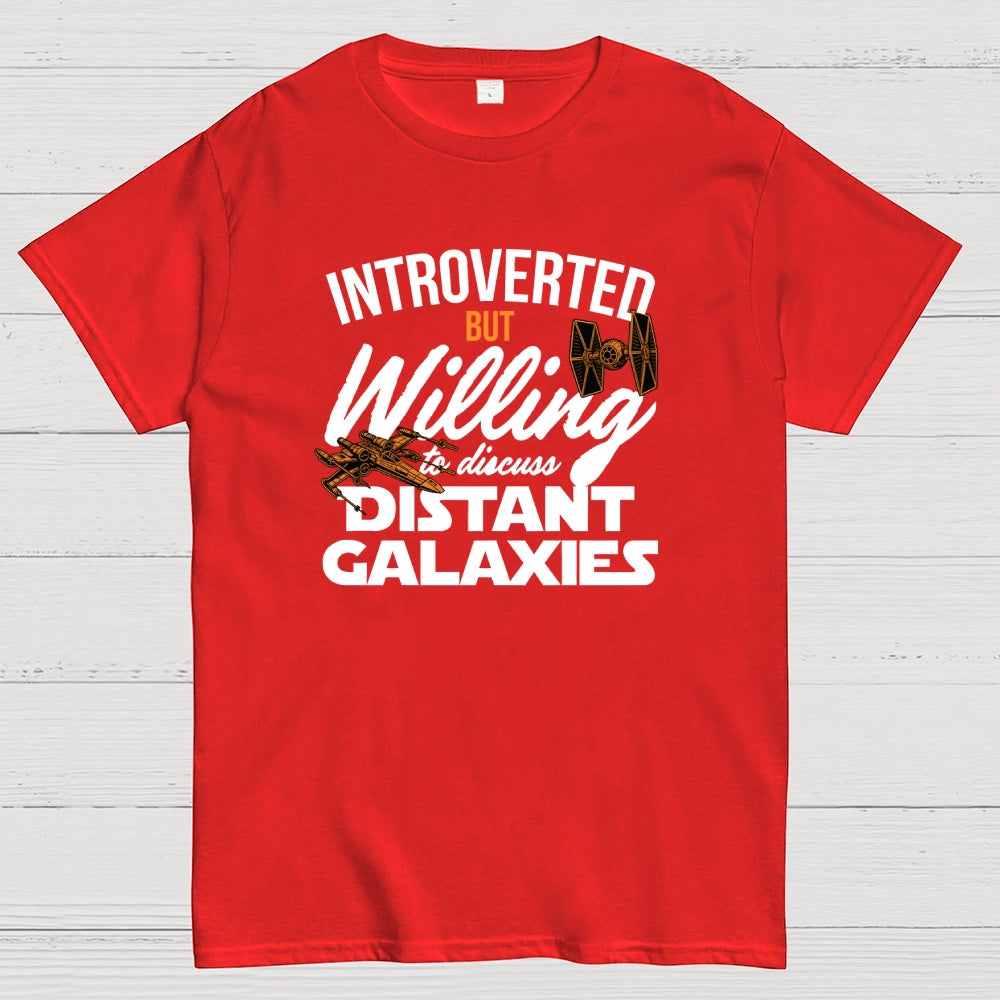 Willing to Discuss Distant Galaxies  T-Shirt