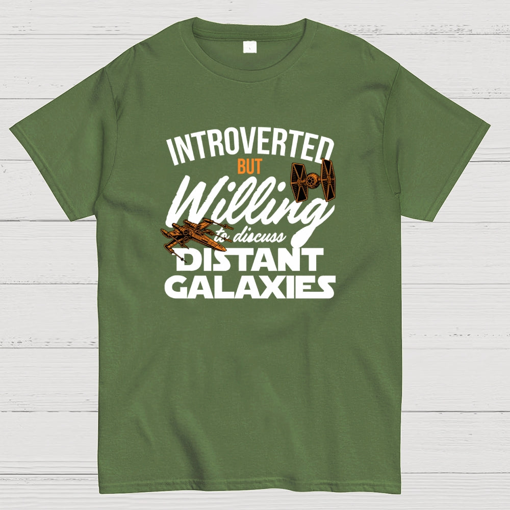 Willing to Discuss Distant Galaxies  T-Shirt