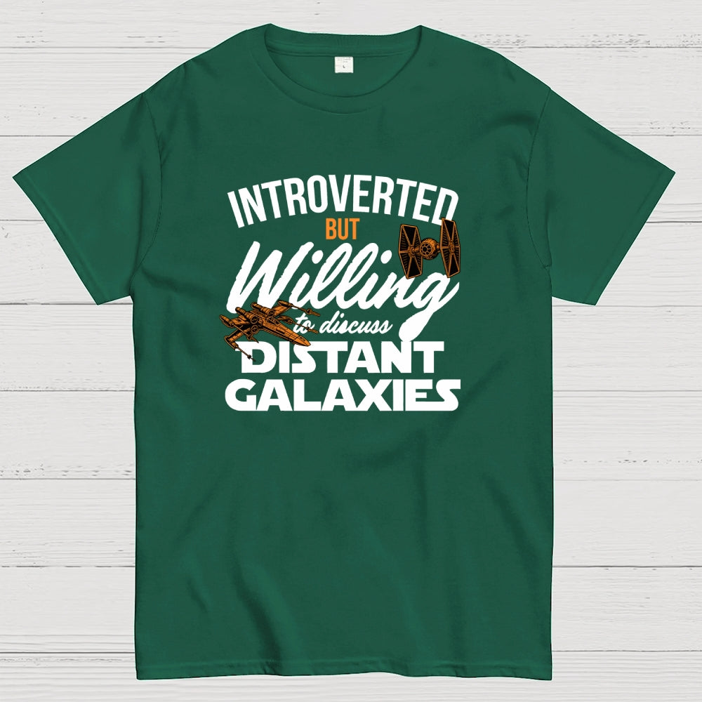 Willing to Discuss Distant Galaxies  T-Shirt