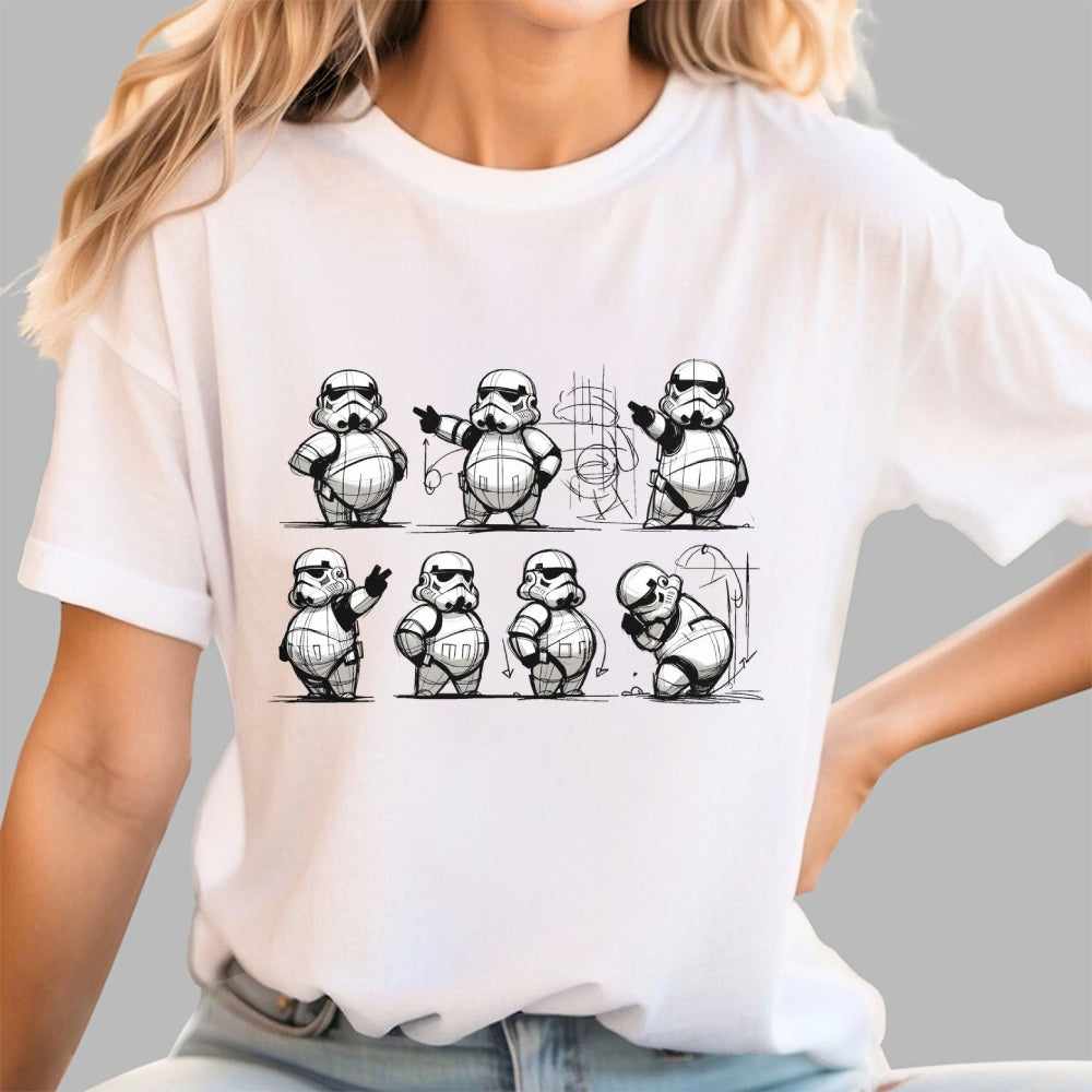 Obese version of Imperial soldier design draft  T-Shirt