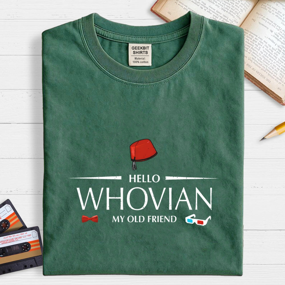 Hello whovian my old friend  T-Shirt