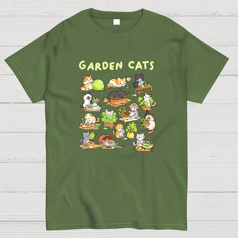 Garden Cats  T-Shirt