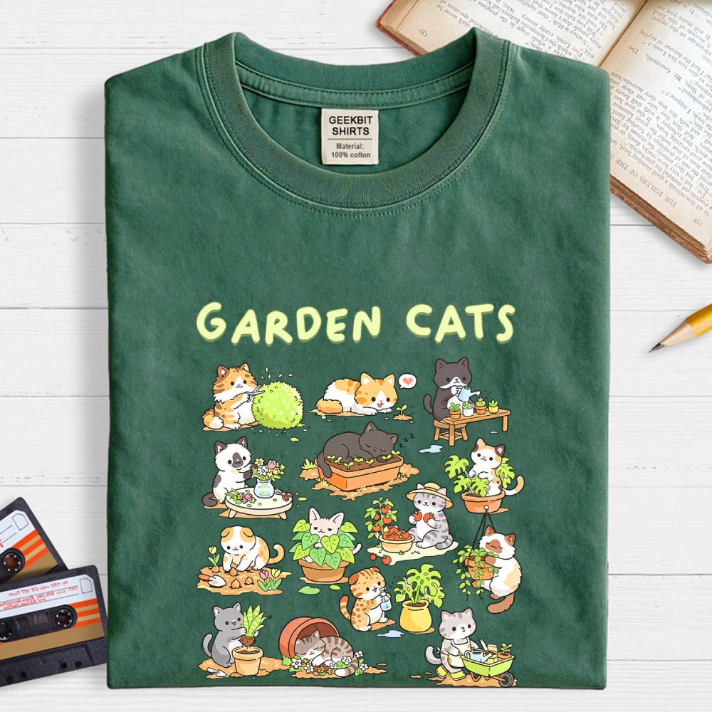 Garden Cats  T-Shirt
