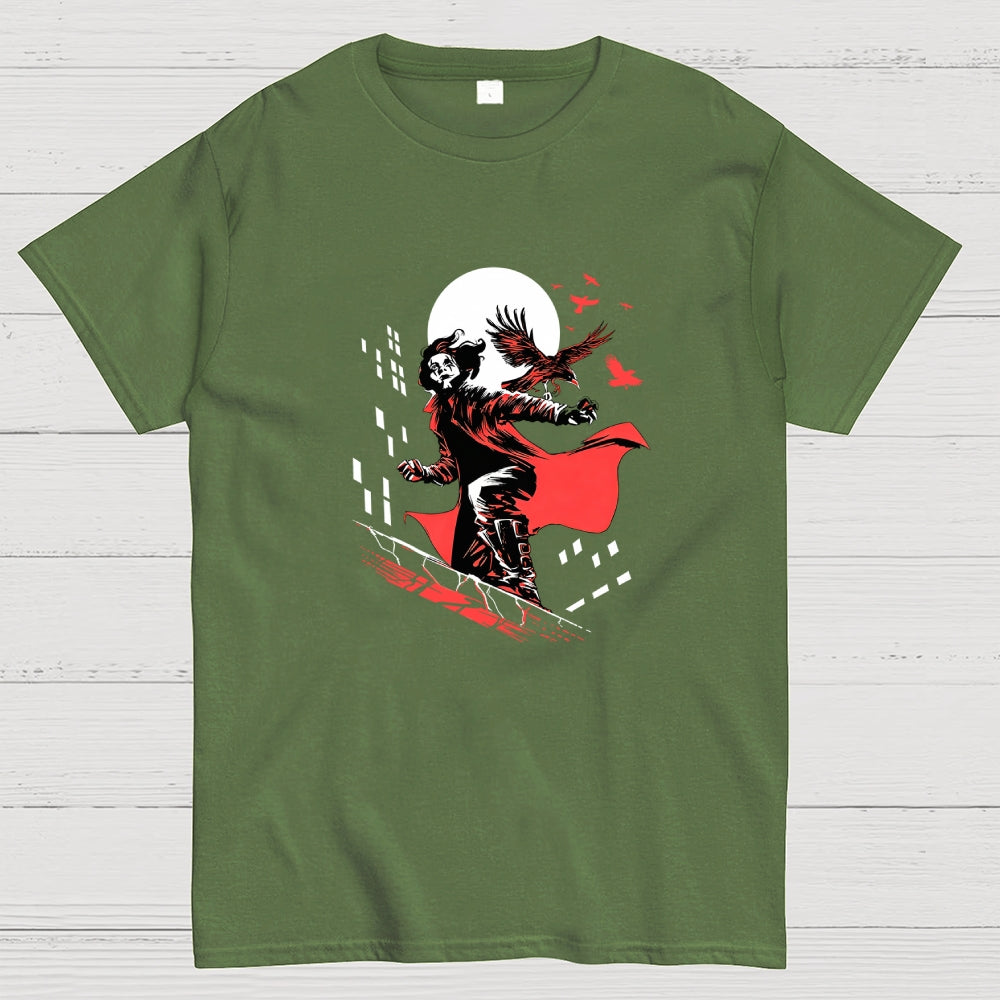 Retro Crow  T-Shirt