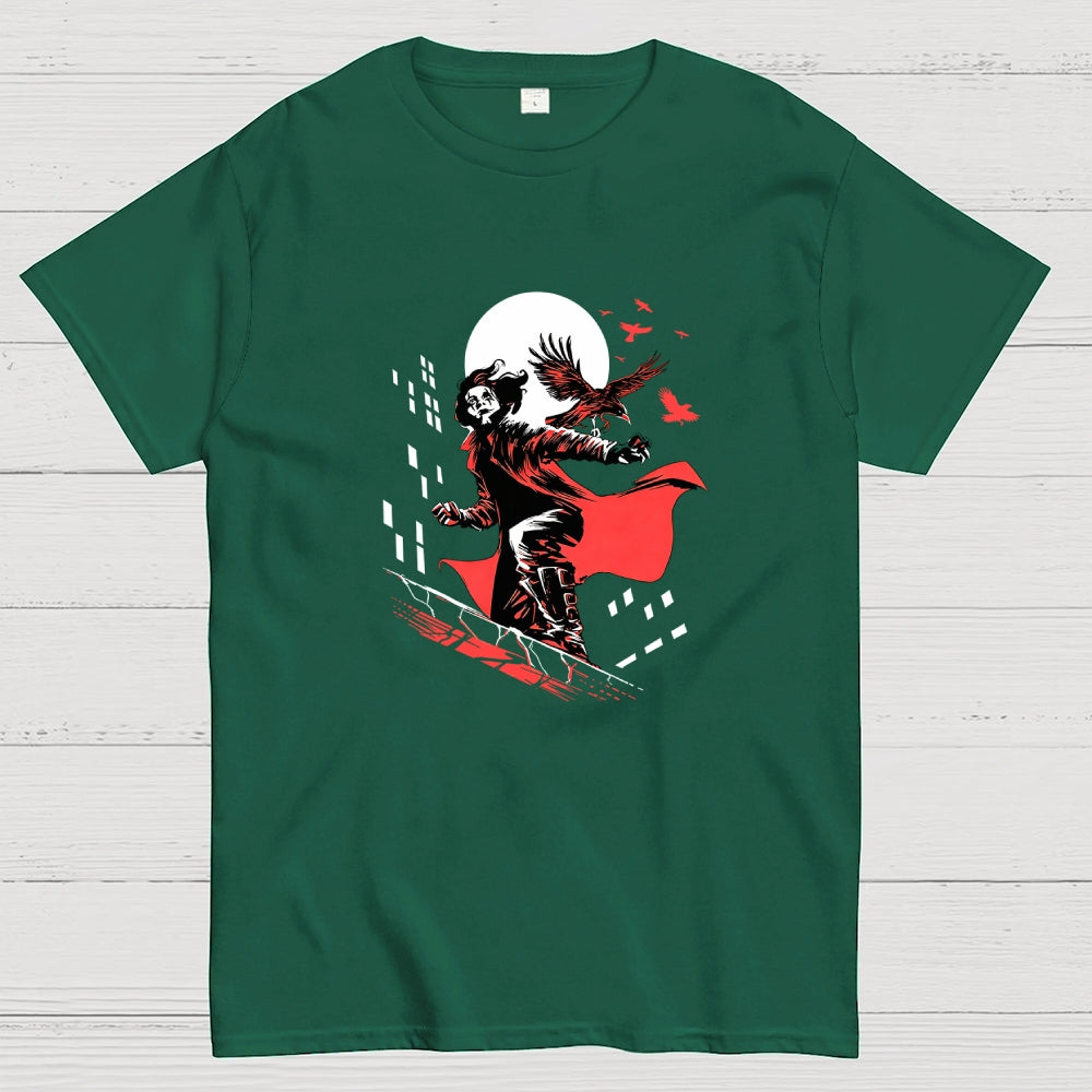 Retro Crow  T-Shirt