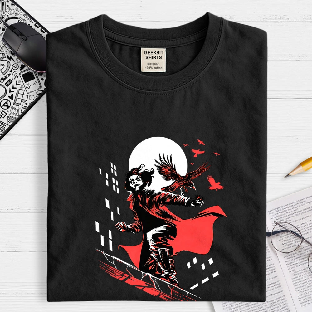 Retro Crow  T-Shirt
