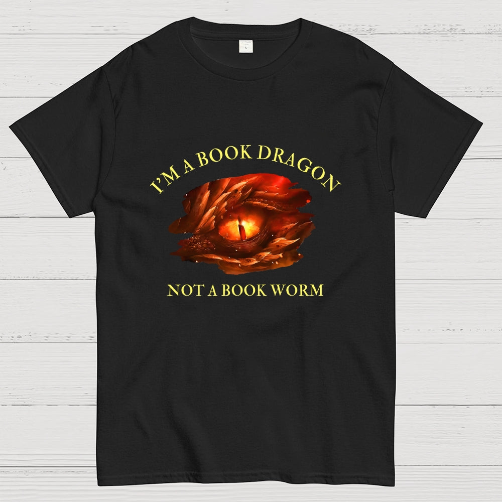 I‘m A Book Dragon, Not A Book Worm  T-Shirt
