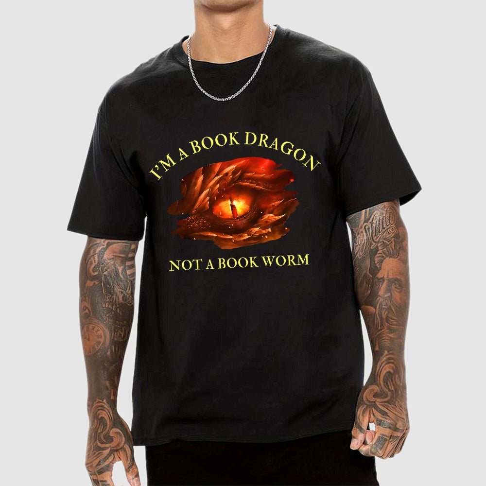 I‘m A Book Dragon, Not A Book Worm  T-Shirt
