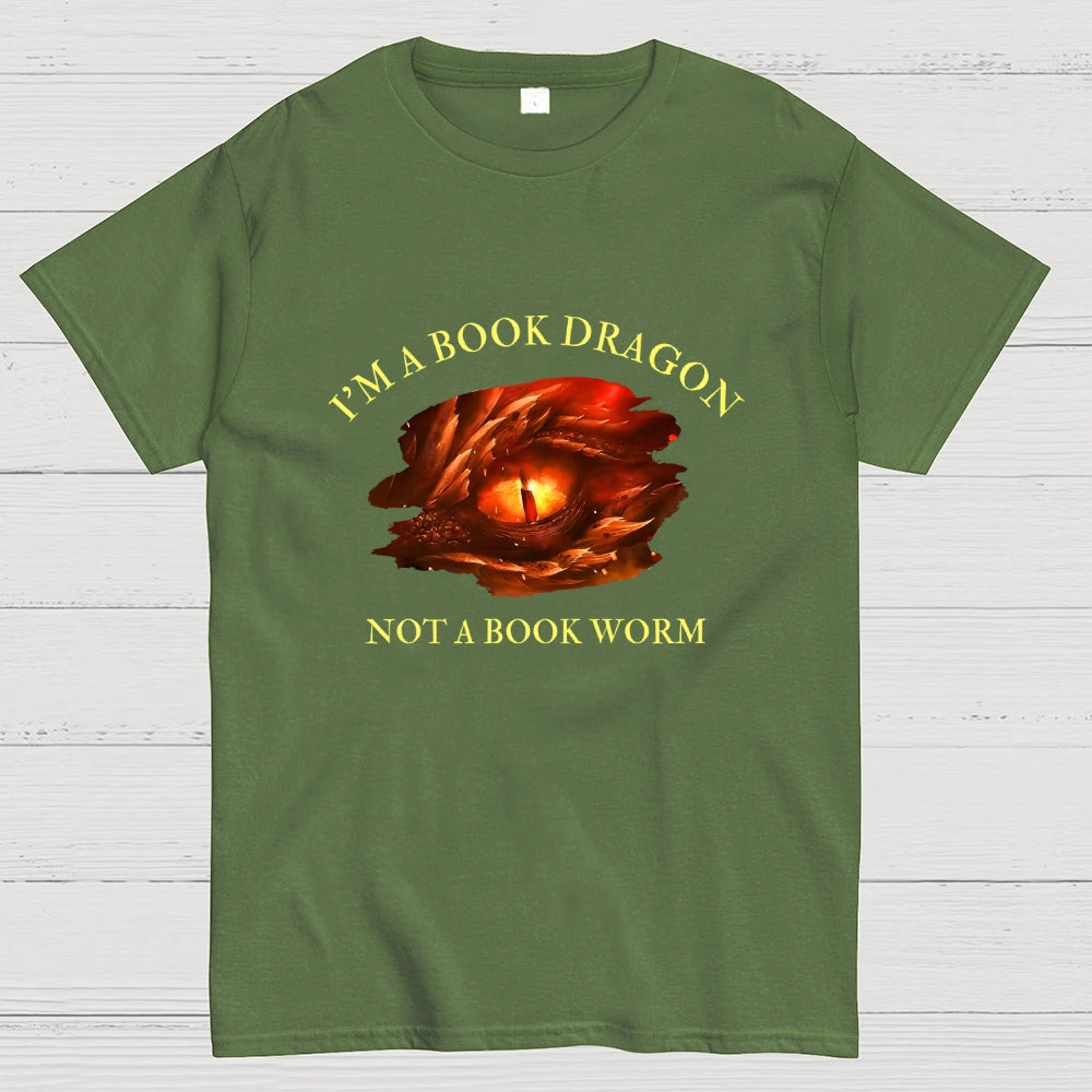 I‘m A Book Dragon, Not A Book Worm  T-Shirt