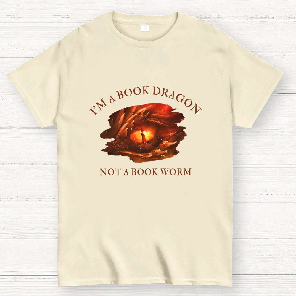 I‘m A Book Dragon, Not A Book Worm  T-Shirt