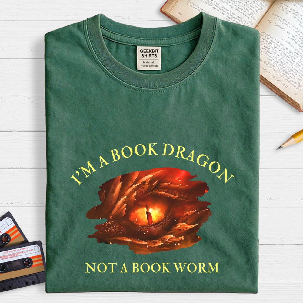 I‘m A Book Dragon, Not A Book Worm  T-Shirt