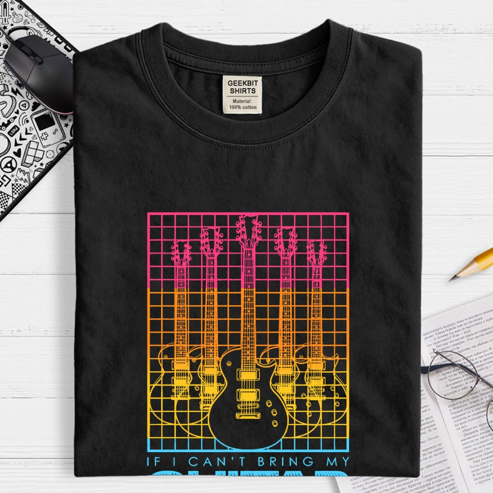 No Guitar, No Go  T-Shirt