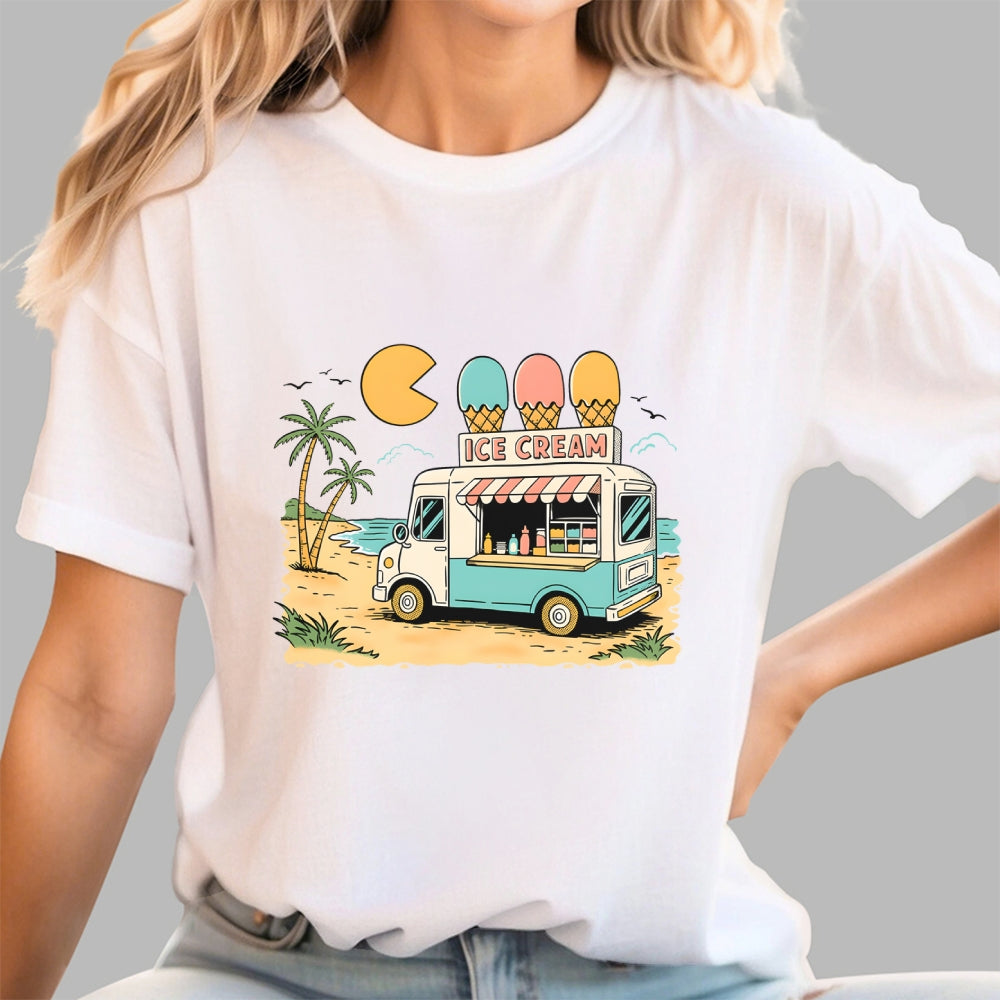 Arcade Ice Cream Truck  T-Shirt