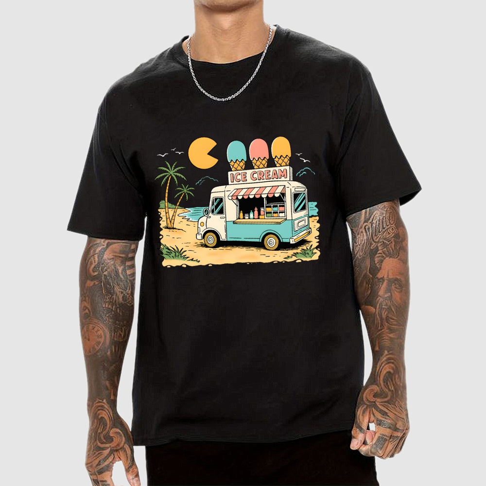 Arcade Ice Cream Truck  T-Shirt