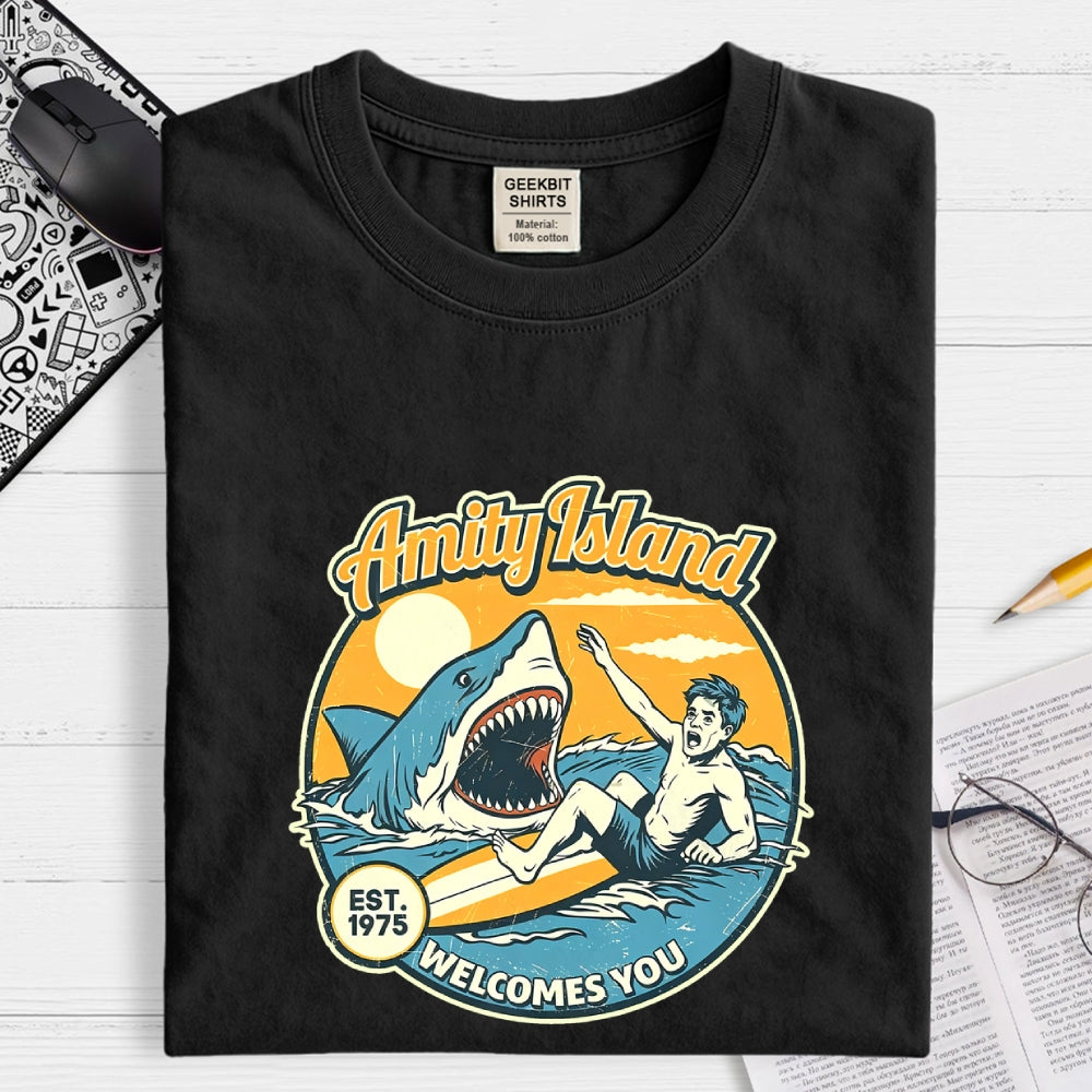 Amity Island Welcomes You  T-Shirt