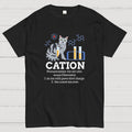 Cation Funny Chemistry Cat Pun  T-Shirt