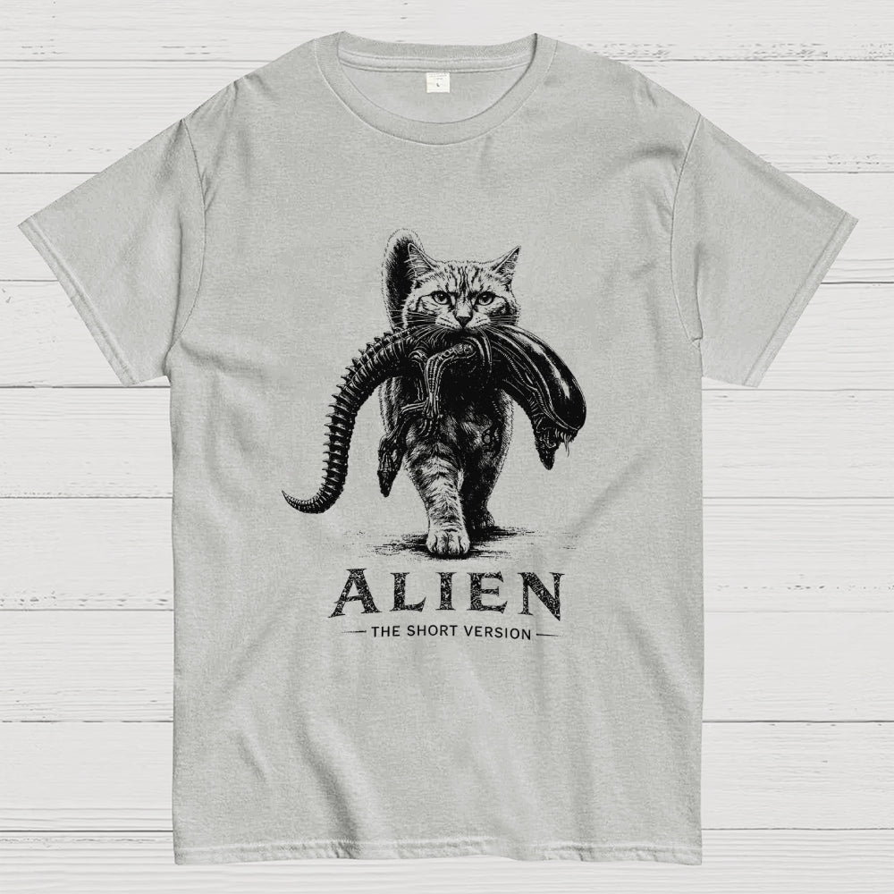 Alien The Short Version Cat  T-Shirt