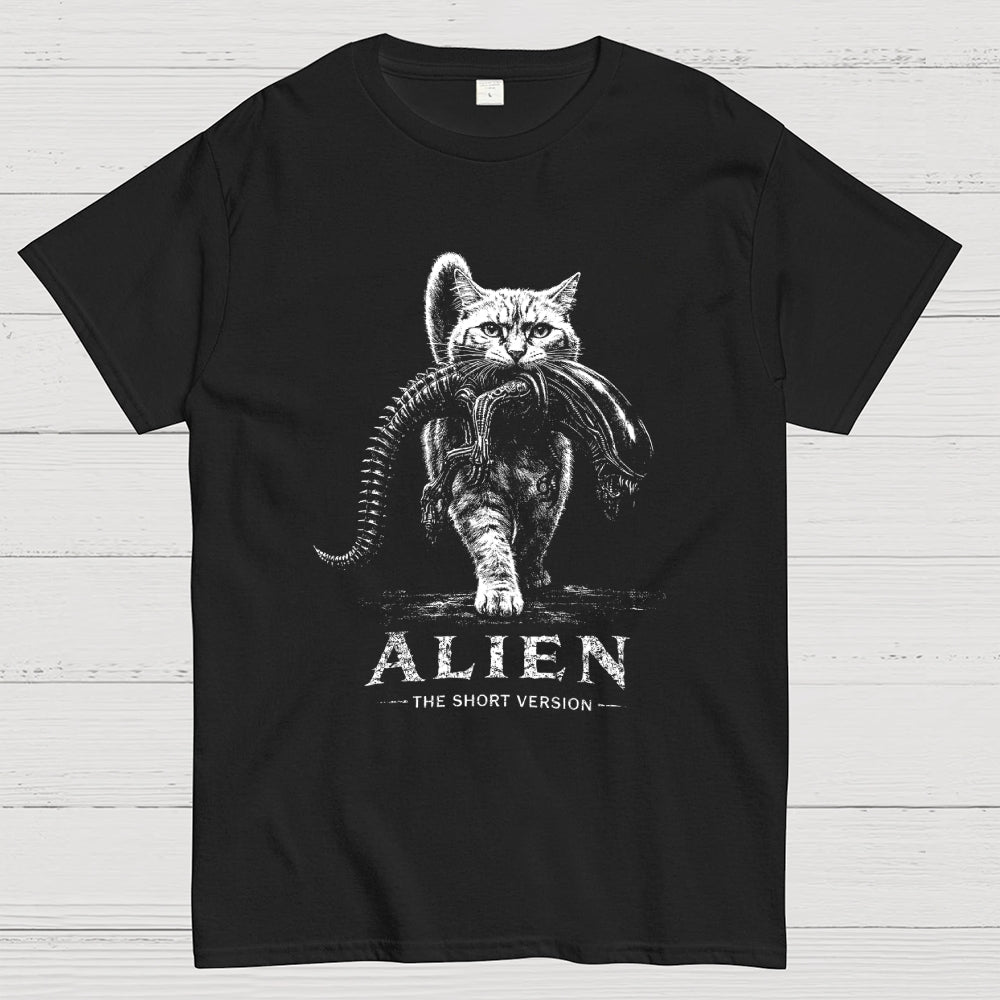 Alien The Short Version Cat  T-Shirt