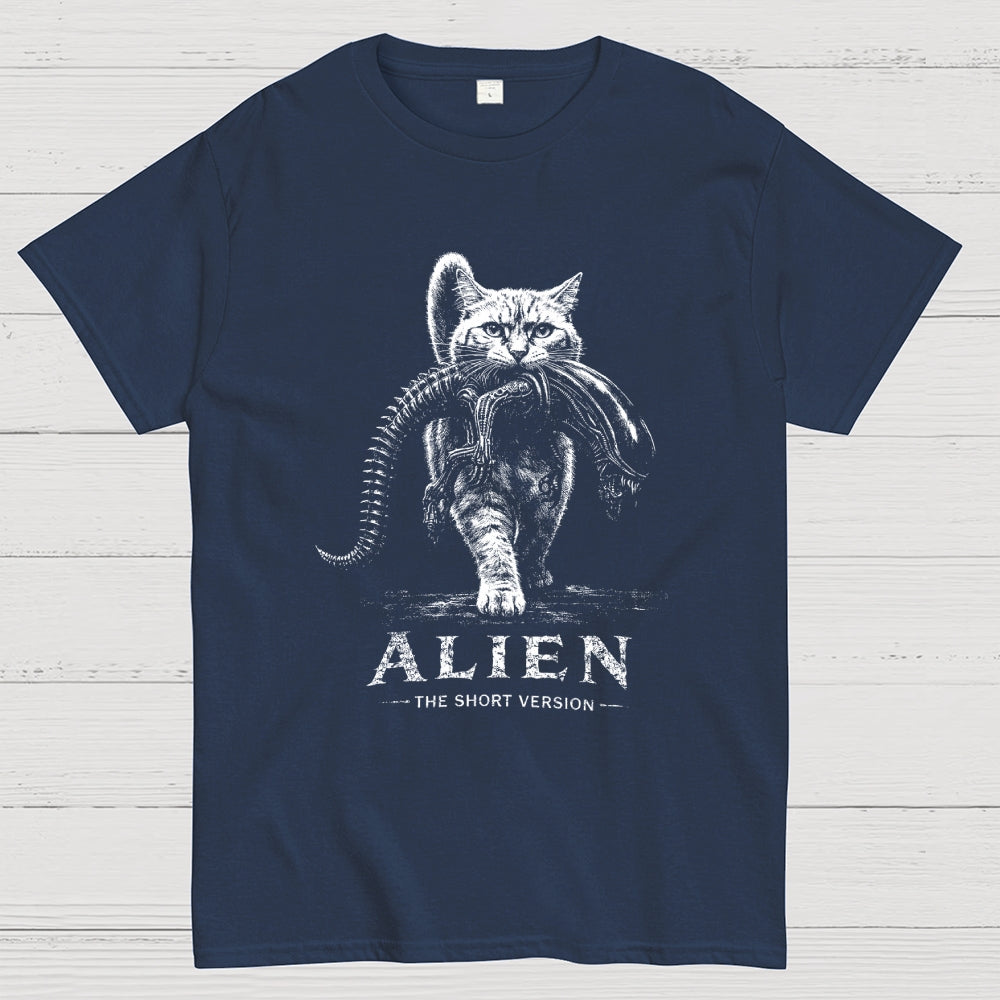 Alien The Short Version Cat  T-Shirt