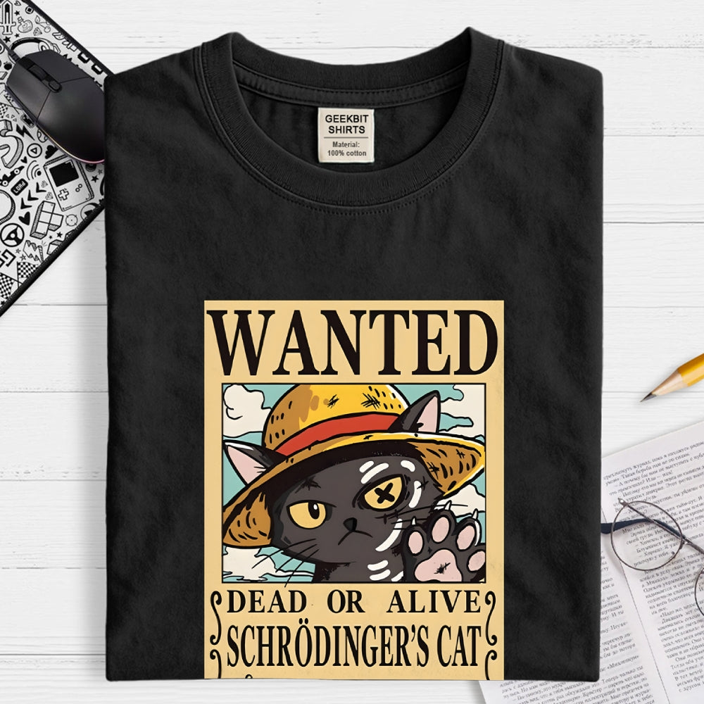 Schrödinger cat pirate  T-Shirt