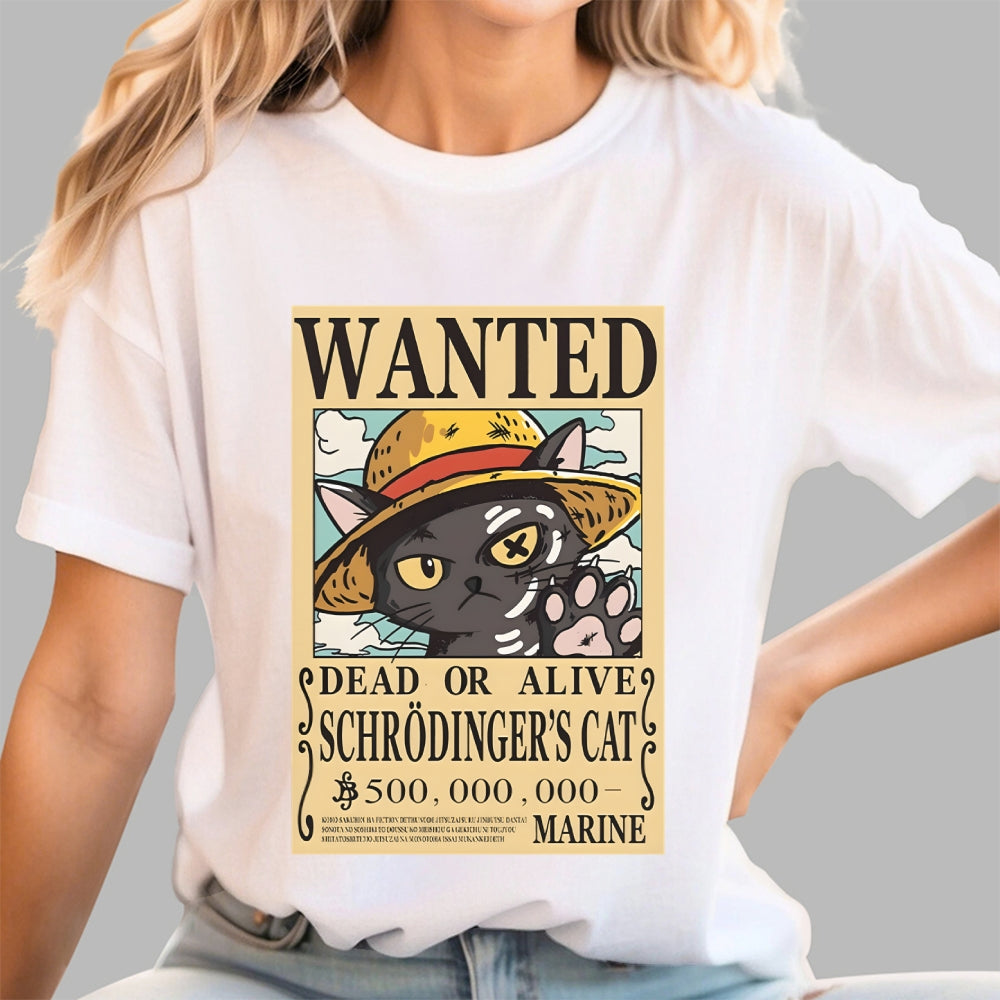 Schrödinger cat pirate  T-Shirt