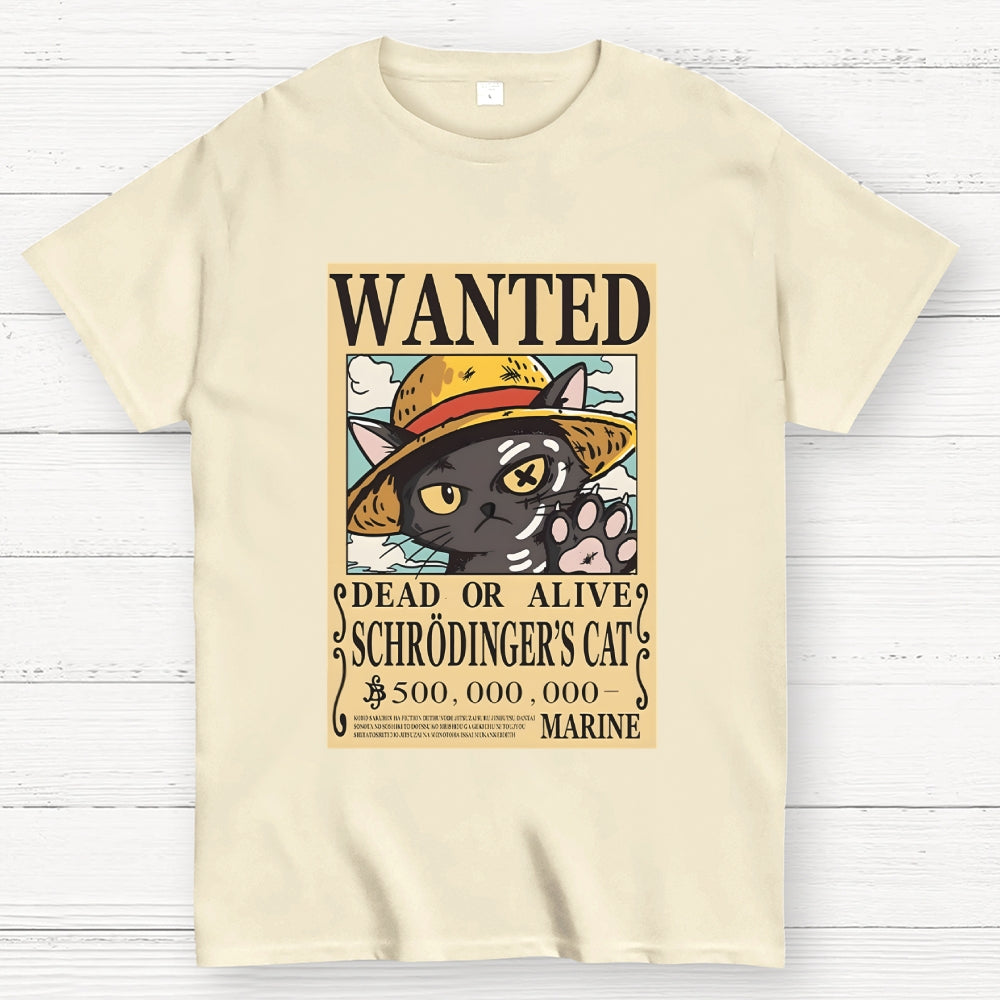 Schrödinger cat pirate  T-Shirt