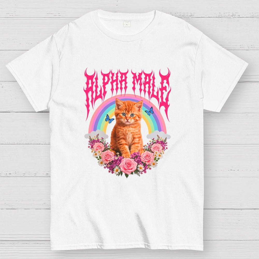 Alpha Male Funny Kitten Cat  T-Shirt