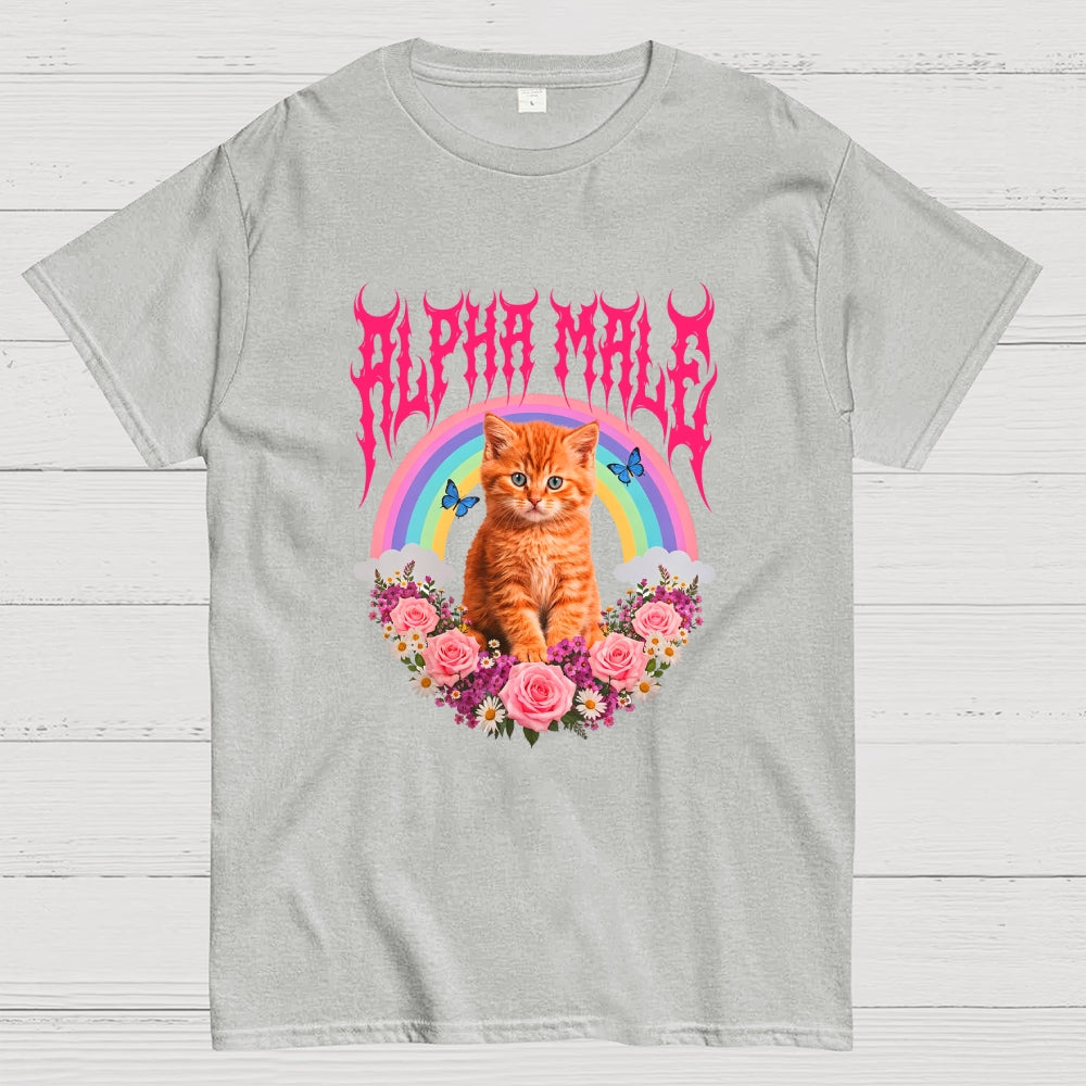 Alpha Male Funny Kitten Cat  T-Shirt