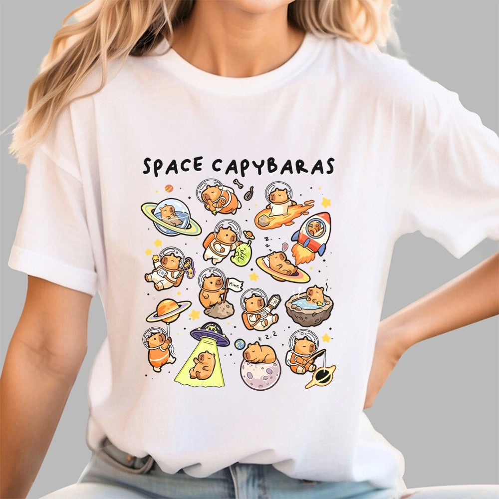 Space Capybaras  T-Shirt