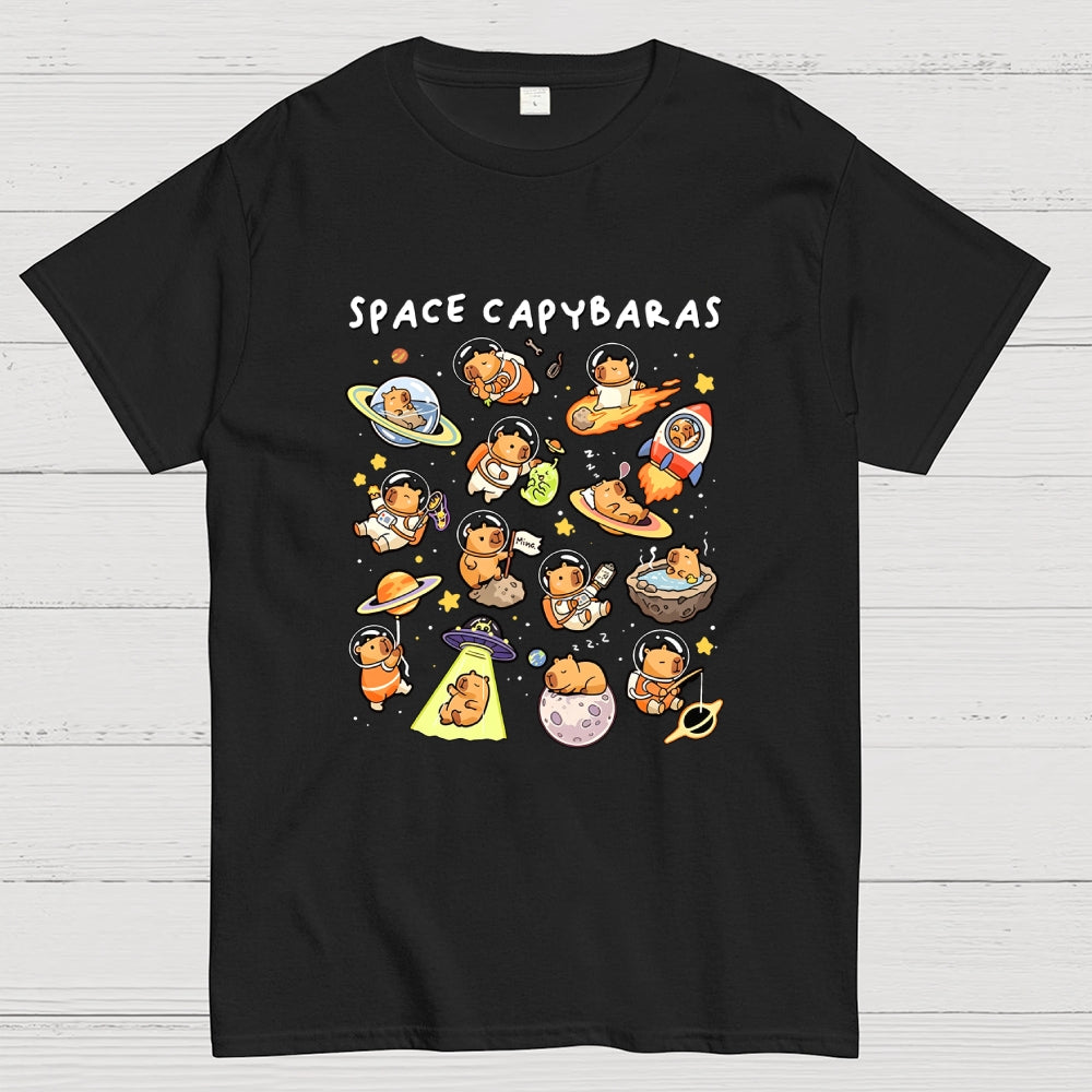 Space Capybaras  T-Shirt