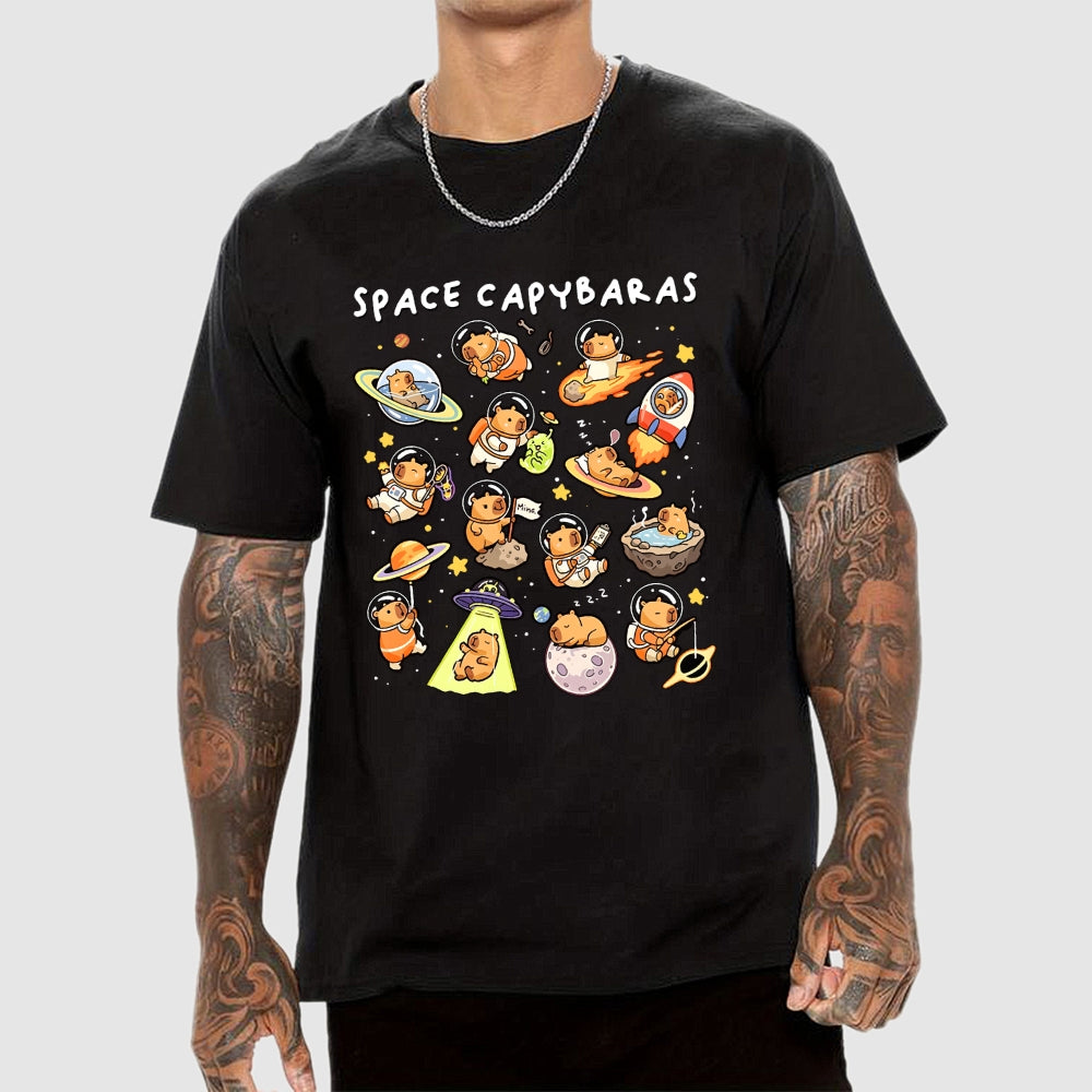 Space Capybaras  T-Shirt