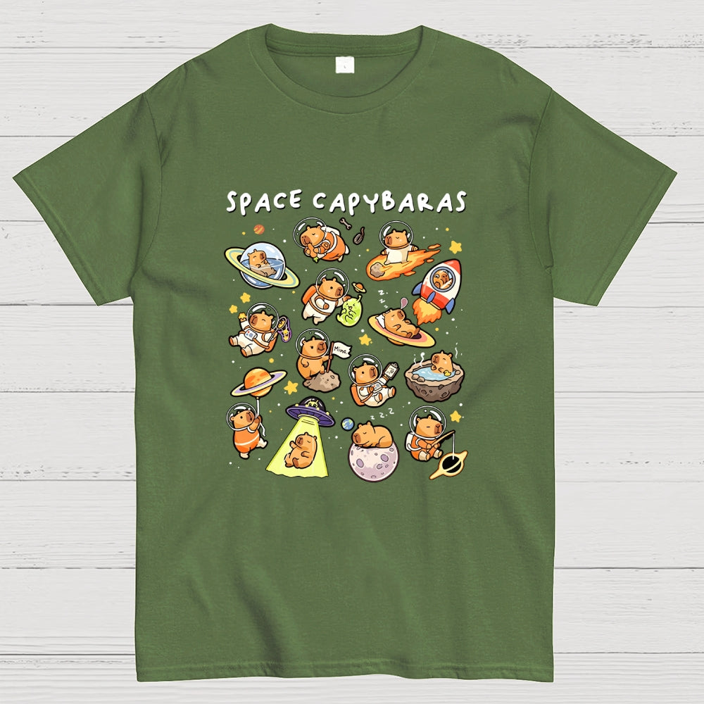 Space Capybaras  T-Shirt