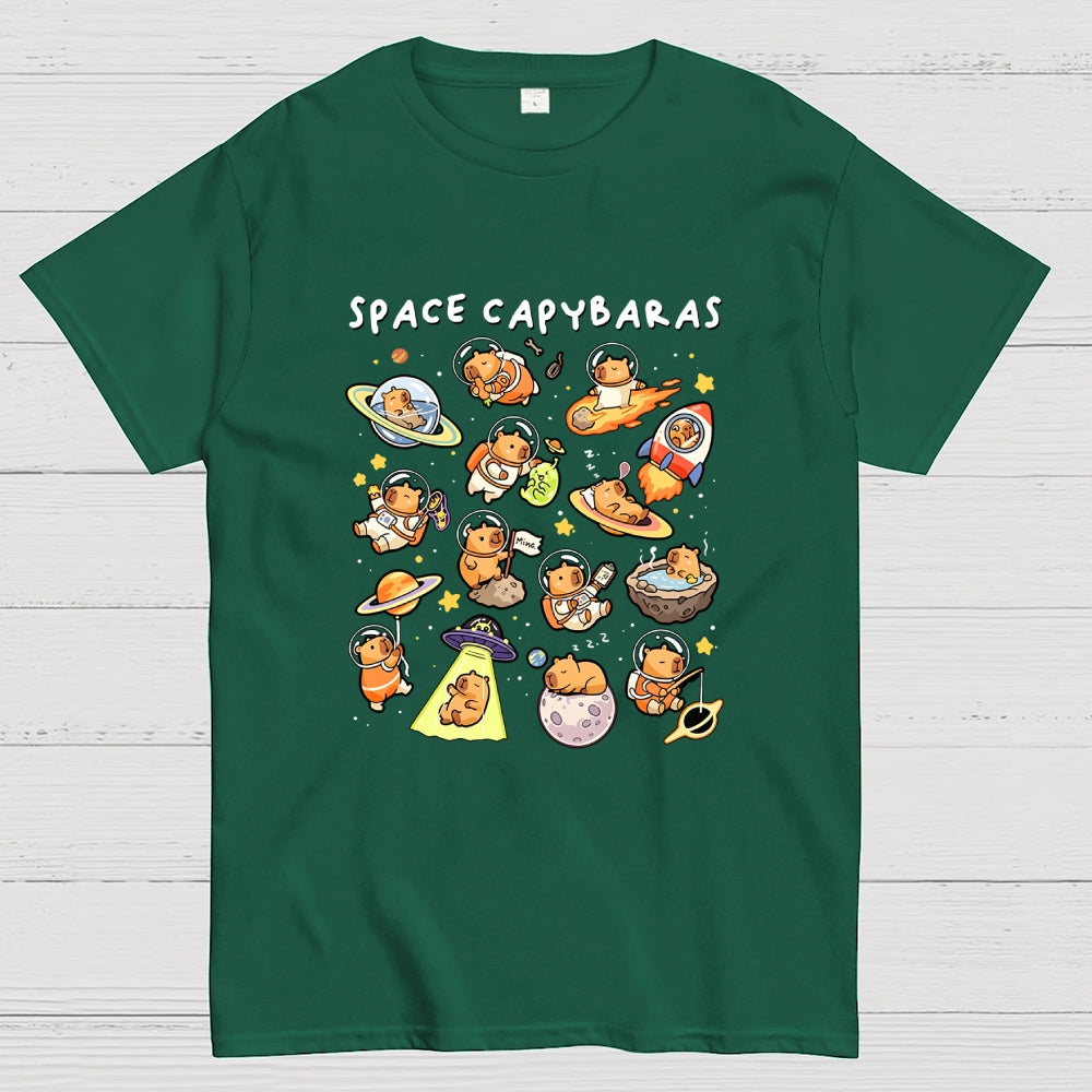 Space Capybaras  T-Shirt