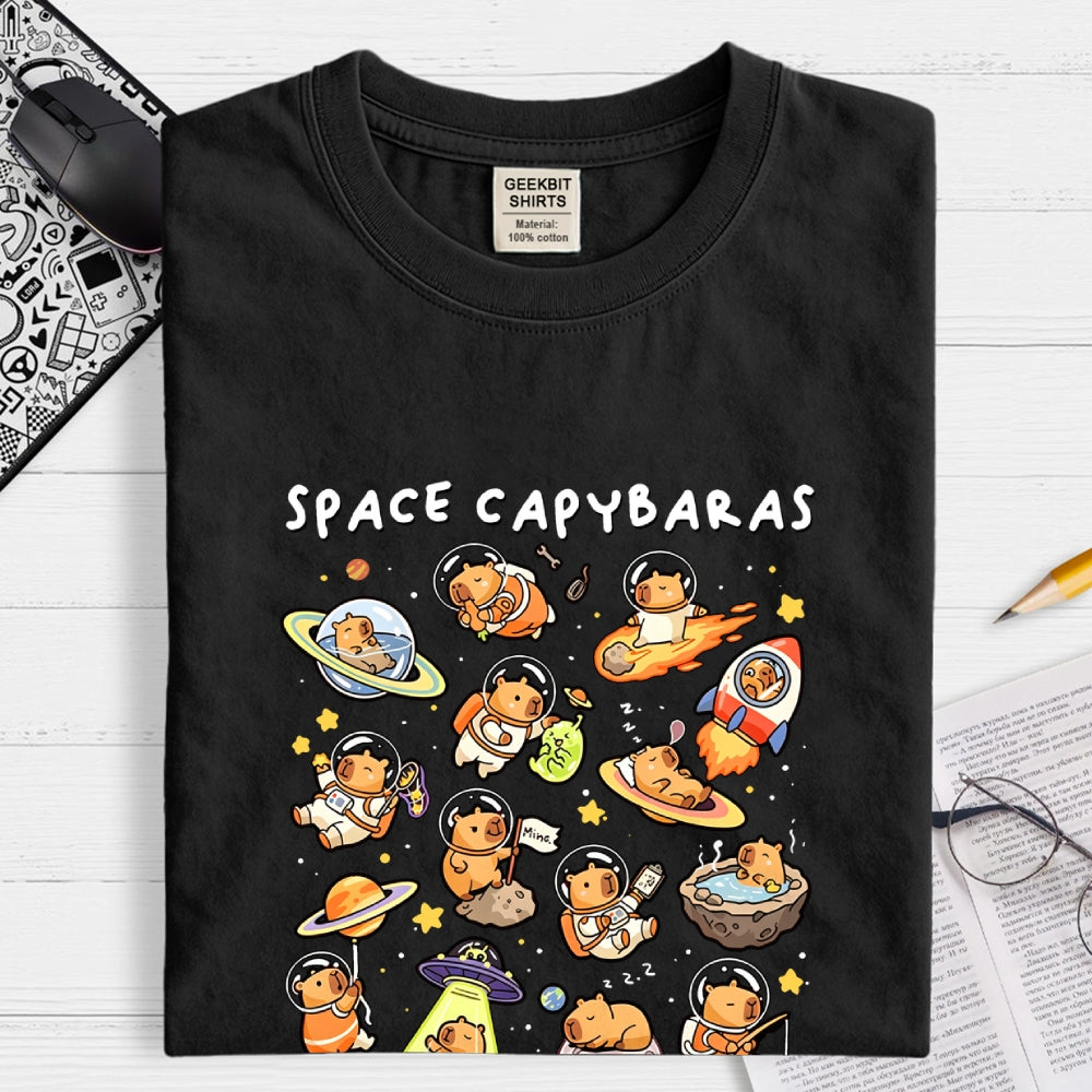 Space Capybaras  T-Shirt