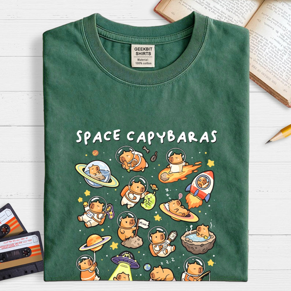 Space Capybaras  T-Shirt