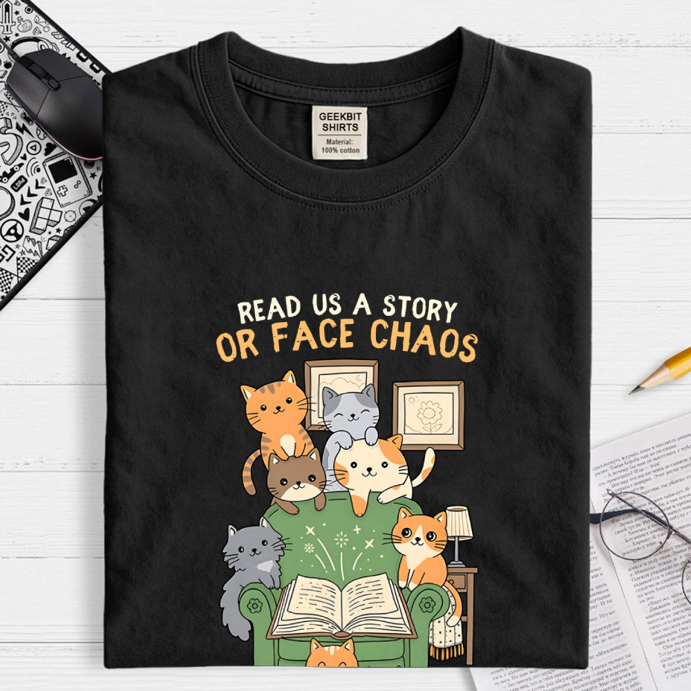 Read Us a Story  T-Shirt
