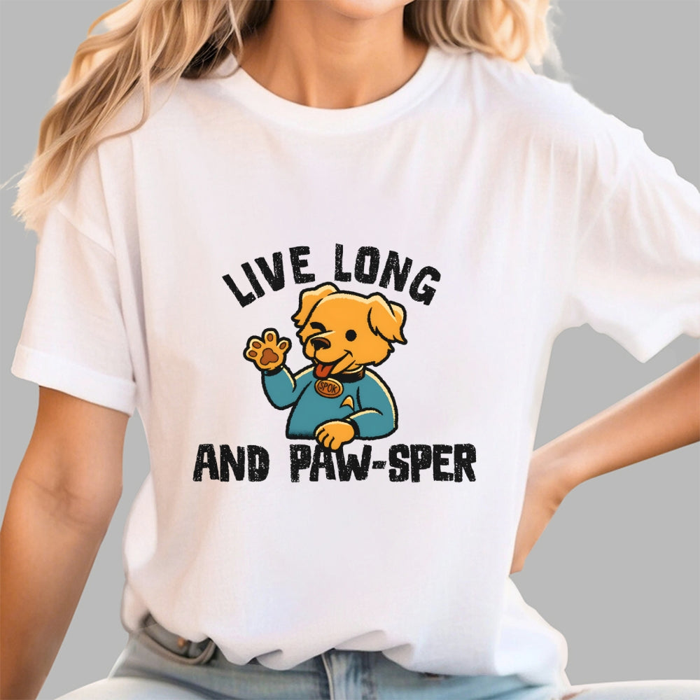 Live Long And Paw-Sper  T-Shirt