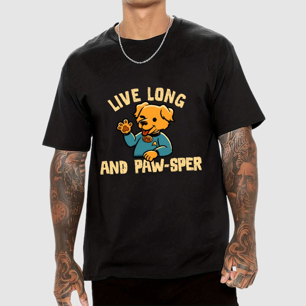 Live Long And Paw-Sper  T-Shirt