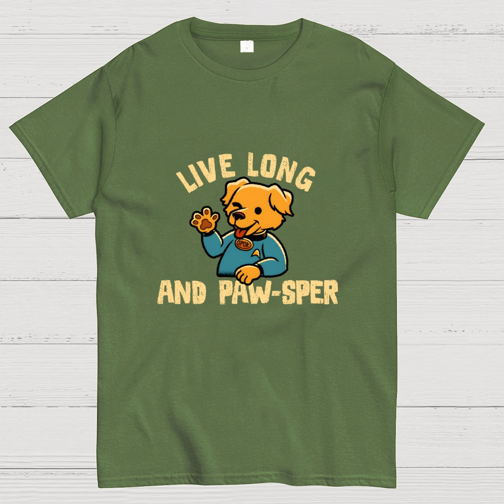 Live Long And Paw-Sper  T-Shirt