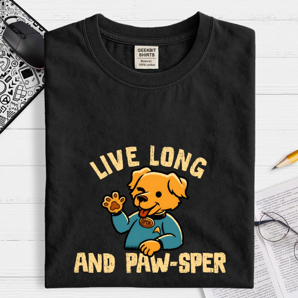 Live Long And Paw-Sper  T-Shirt