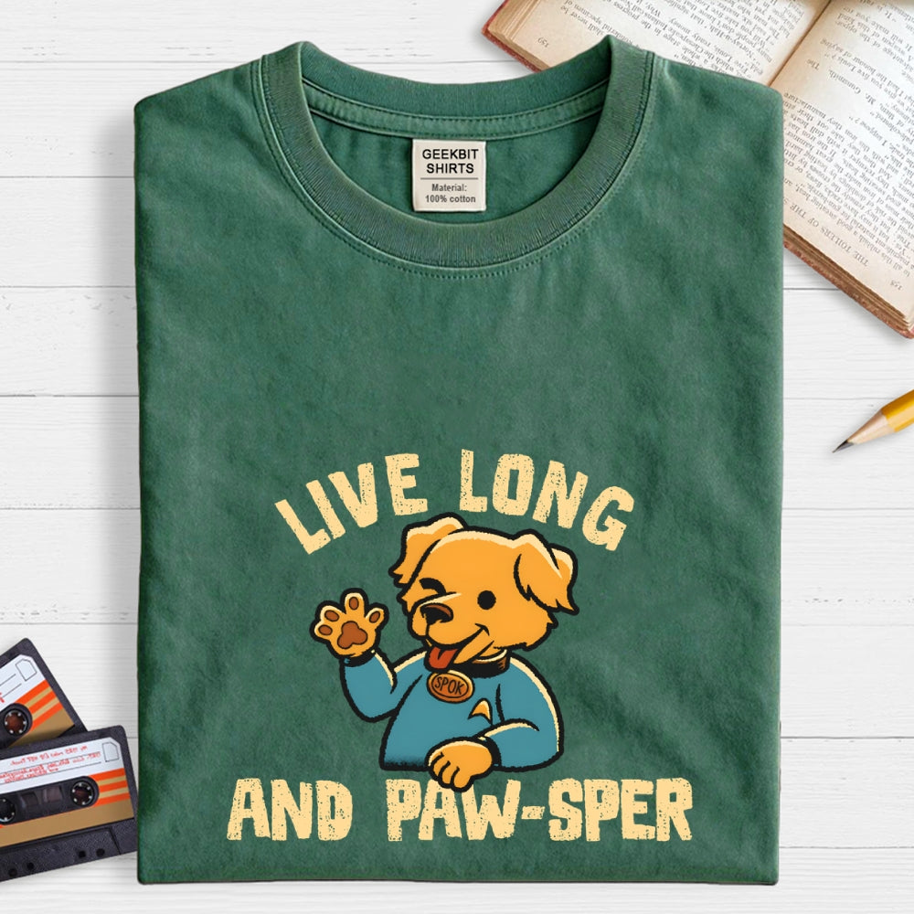 Live Long And Paw-Sper  T-Shirt