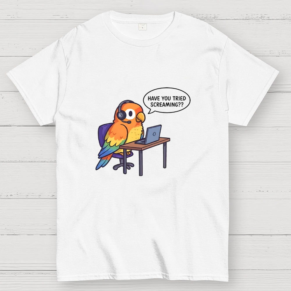 Funny Bird Call Center Agent  T-Shirt