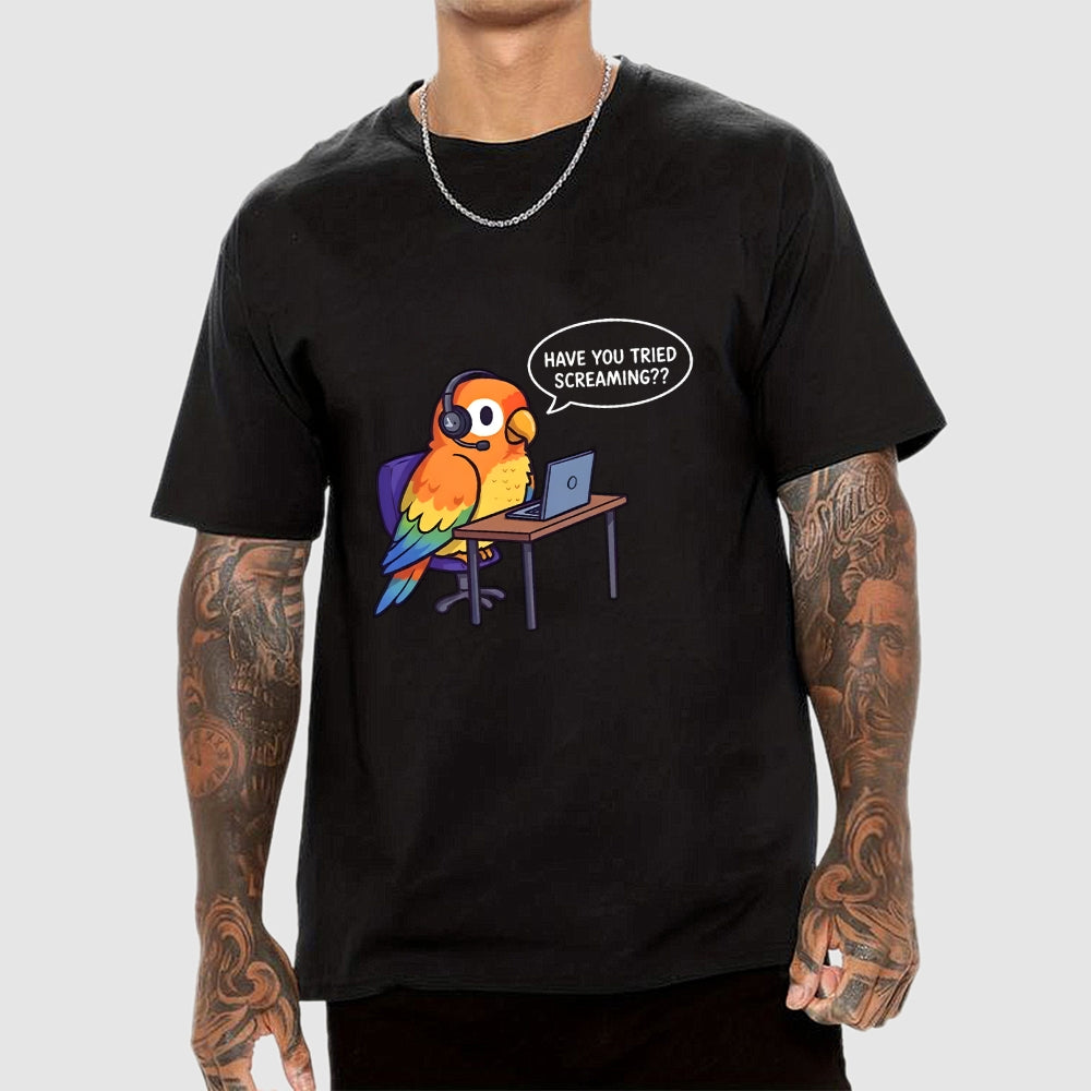 Funny Bird Call Center Agent  T-Shirt