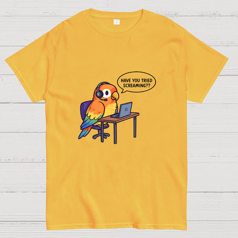 Funny Bird Call Center Agent  T-Shirt