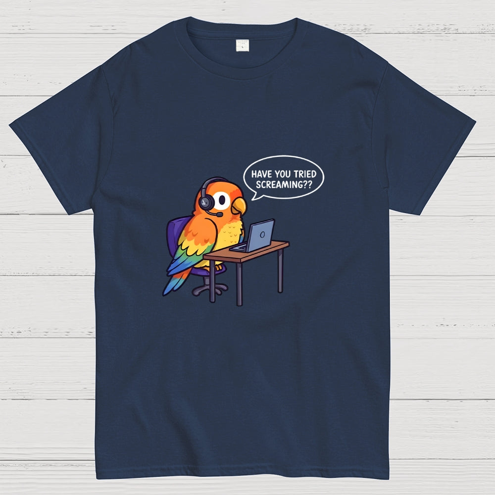 Funny Bird Call Center Agent  T-Shirt