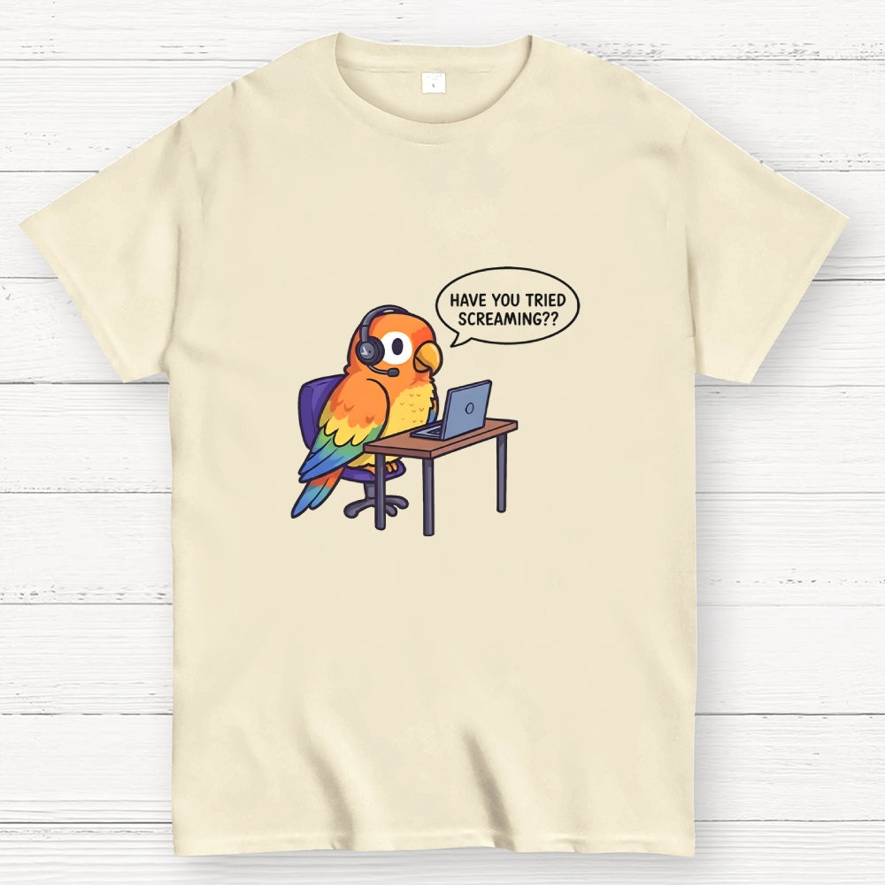 Funny Bird Call Center Agent  T-Shirt