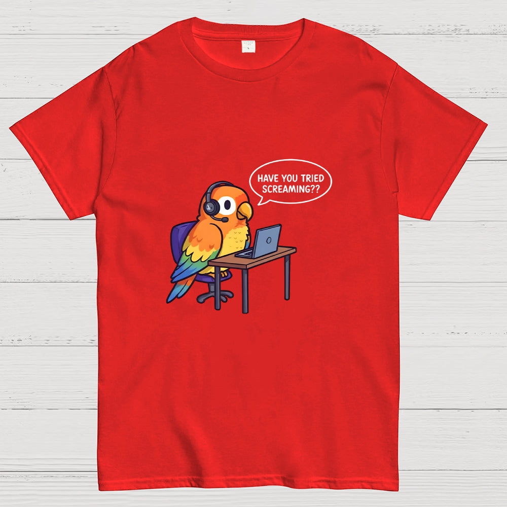 Funny Bird Call Center Agent  T-Shirt