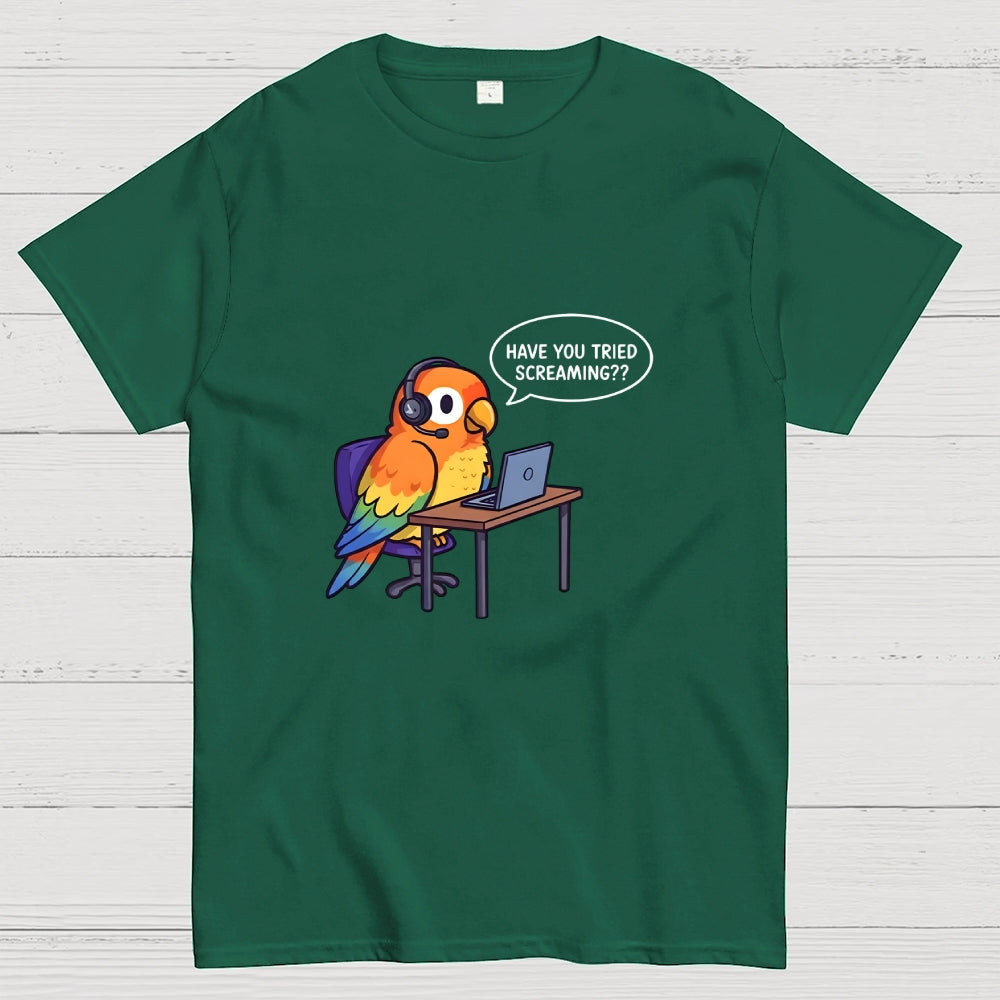 Funny Bird Call Center Agent  T-Shirt